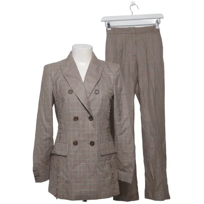 Jakkesæt (Brun, Flerfarvet) fra Marc Cain Cupro, Elastan, Polyester, Uld