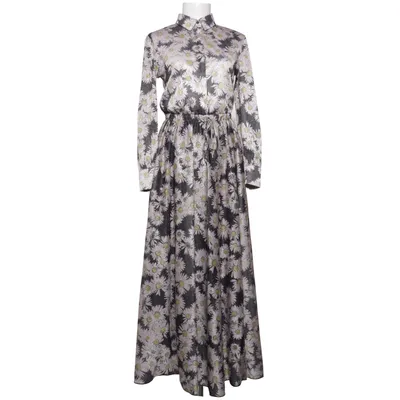 Robe longue (Noir, Multicolore) de Max & Co. Fibre métallique, Polyamide, Polyester