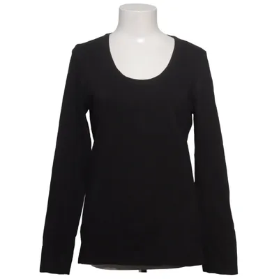 Langærmet t-shirt (Sort) fra Okey Bomuld, Elastan