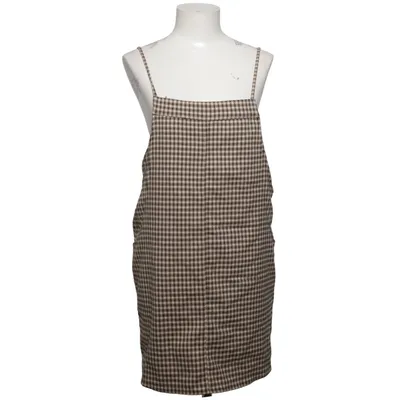 Tuinjurk (Bruin, Zwart, Wit) van Pull & Bear Elastaan, Polyester, Viscose
