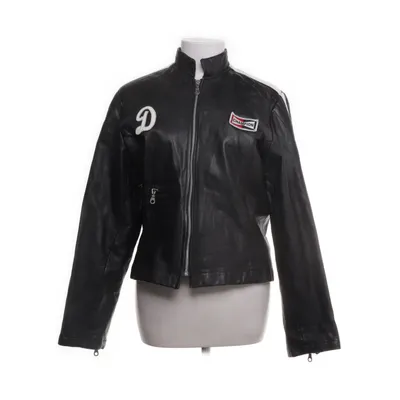 Læderjakke (Sort) fra Dakota Læder, Polyester