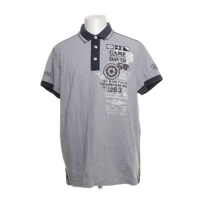 Polo shirt (Gray) from Camp David Cotton