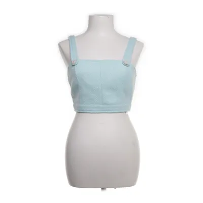 Crop top (Blauw) van Miss Selfridge Polyester