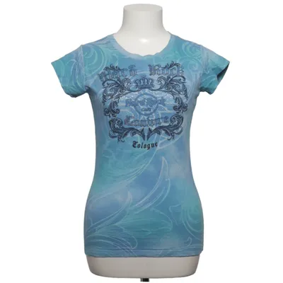 T-shirt (Blue, Multicolored) from Hard Rock Couture Cotton, Elastane