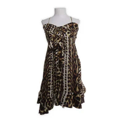 Jurk (Zwart, Geel, Beige) van Just Cavalli Elastaan, Polyester, Zijde