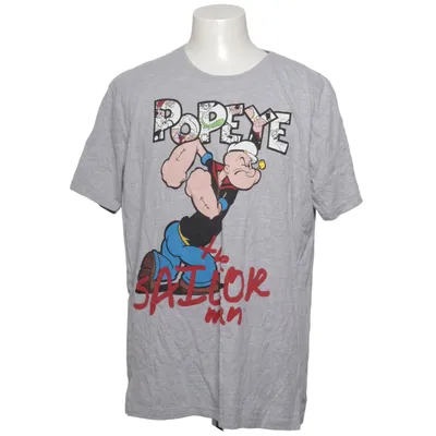 T-shirt (Gris, Multicolore) de Popeye Coton, Polyester