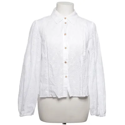 Blouse (Wit) van Zara Katoen
