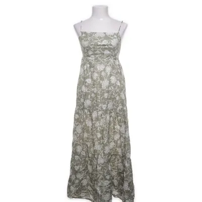 Långklänning (Grön, Vit, Flerfärgad) från Stradivarius Bomull