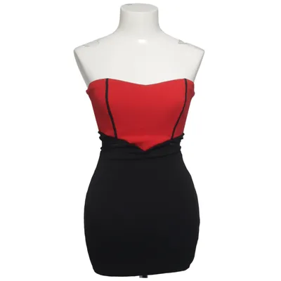 Jurk (Rood, Zwart) van Solemio Elastaan, Polyester