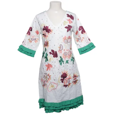 Robe (Blanc, Vert, Multicolore) de Almatrichi Coton, Élasthane, Polyester