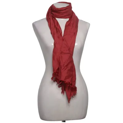 Scarf (Red) from Emporio Armani Acetate, Linen, Viscose
