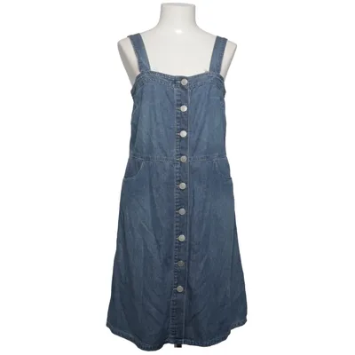 Dungaree dress (Blue) from Number One Cotton