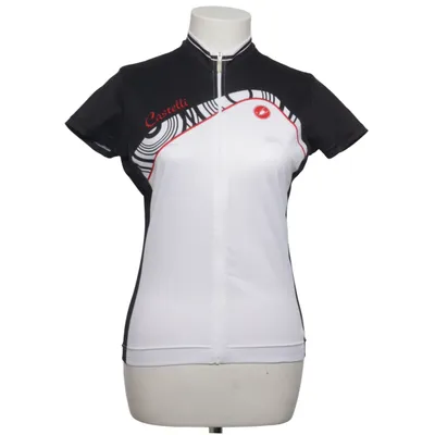 Bicycle shirt (Black, White, Red) from Castelli Polyester