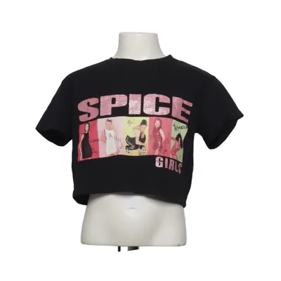 Crop Top (Schwarz, Mehrfarbig) von Spice Girls Baumwolle