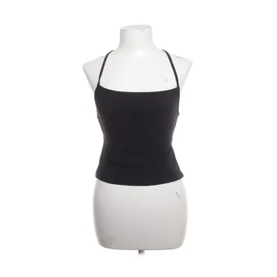 Crop top (Zwart) van Eight Paris Katoen, Elastaan
