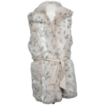 Ydervest (Hvid, Grå) fra Jeana Akryl, Polyester, Viscose