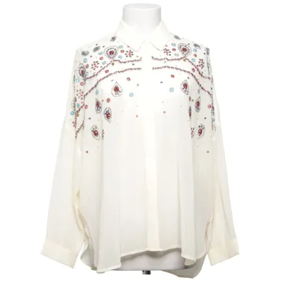 Blouse (Beige, Multicolore) de Uterqüe Polyester