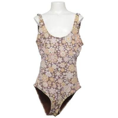 Swimsuit (Brown, Multicolored) from Ghanda Elastane, Polyamide, Polyester