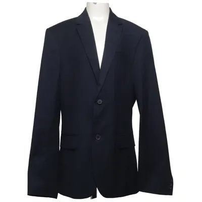Blazer (Blauw) van H&M Kids Wol, Viscose, Polyester