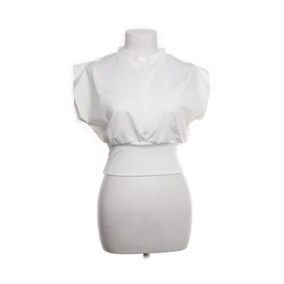 Top (White) from Lovito Polyester