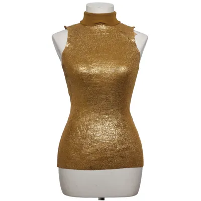Top (Gold) von Roberto Collina Merinowolle, Polyester