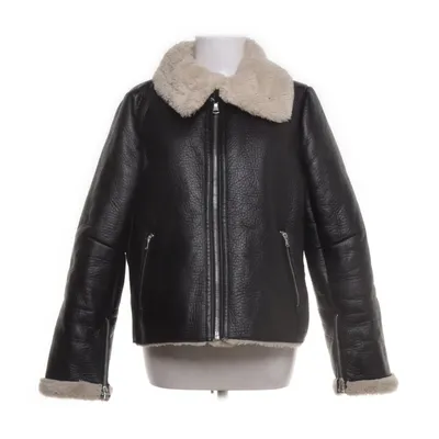 Shearlingjakke (Sort) fra NA-KD Polyester, Polyurethan, Kunstpels