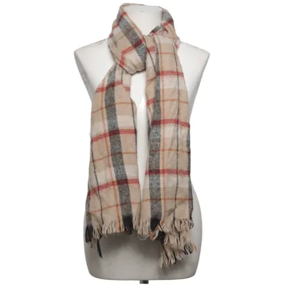 Scarf (Beige, Red, Black) from Terranova Acrylic