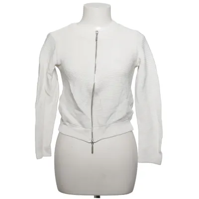 Cardigan (White) from Bershka Knitwear Polyamide, Viscose