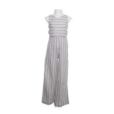 Jumpsuit (Wit, Grijs) van Zara Katoen, Polyester, Viscose