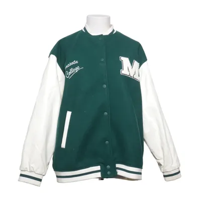 Collegejacka (Grön, Vit) från Divided by H&M Polyester, Polyuretan, Viskos