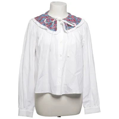 Blouse (Wit, Meerkleurig) van Zara