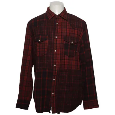 Flanellen overhemd (Rood, Zwart) van Jack & Jones Vintage Katoen
