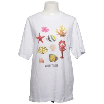 T-shirt (Hvid, Flerfarvet) fra Sinsay Bomuld