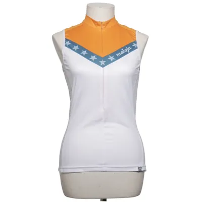 Cykeltrøje (Hvid, Orange, Blå) fra Maloja Polyester