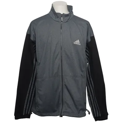 Trainingsjacke (Grau, Schwarz) von Adidas Polyester