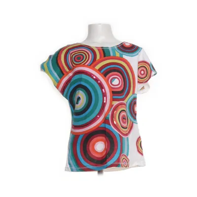Top (White, Multicolored) from Desigual Cotton