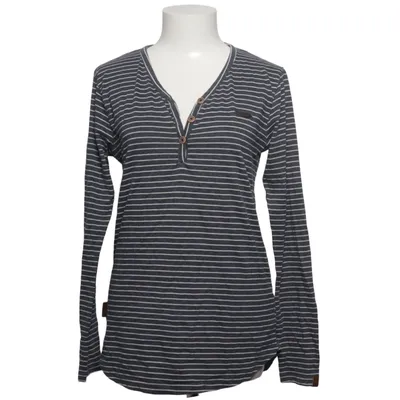Henley shirt (Blauw, Wit) van Alife and Kickin
