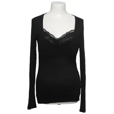 T-shirt à manches longues (Noir) de Intimissimi Élasthane, Polyester
