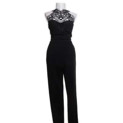 Jumpsuit (Zwart) van Bubbleroom Polyester, Viscose, Elastaan