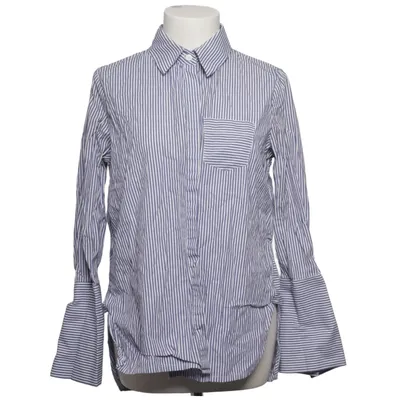 Shirt (Blauw, Wit) van Sleek Atelier Katoen