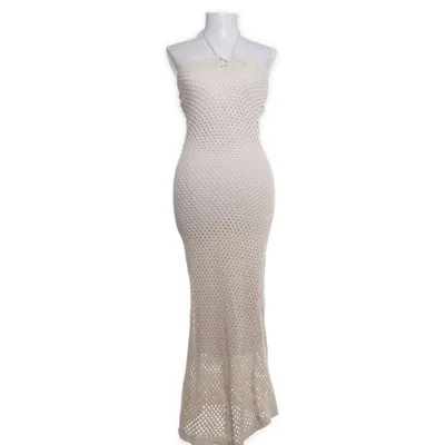 Långklänning (Beige) från Fashion Nova Bomull, Akryl, Viskos, Nylon