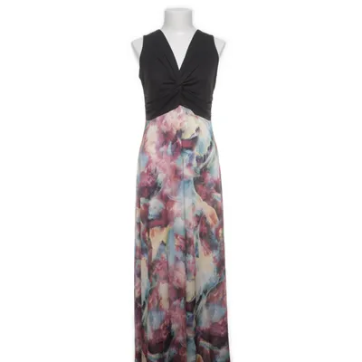 Maxikjole (Sort, Flerfarvet) fra Shape Elastan, Polyester