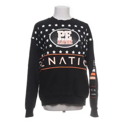 Sweatshirt (Black, Multicolored) from P.E Nation Elastane, Organic cotton