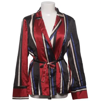 Wikkelblouse (Zwart, Rood, Beige, Meerkleurig) van Contrast Polyester