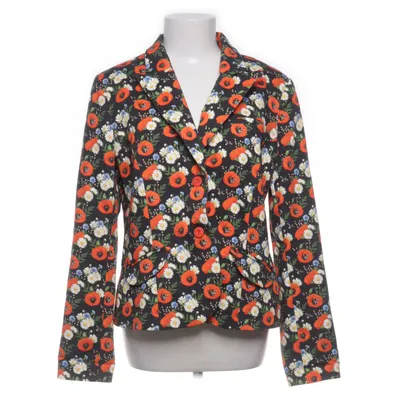 Blazer (Zwart, Meerkleurig) van Margot Katoen, Elastaan, Polyester