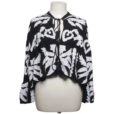 Blouse (Black, White) from Sfera Collection Polyester, Viscose