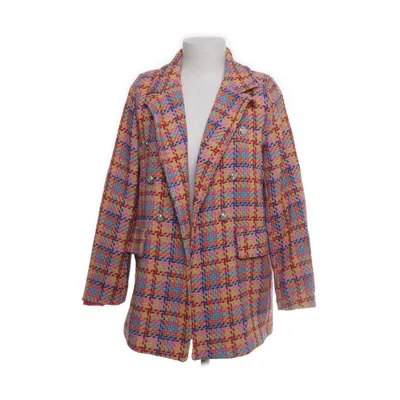 Blazer (Pink, Multicolored) from Fanfan Cotton, Polyester