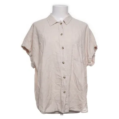 Short sleeve shirt (Beige) from L.O.G.G by H&M Cotton, Linen