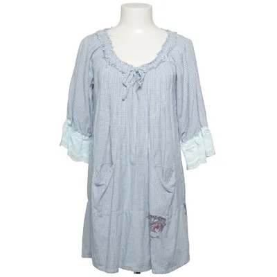 Kleid (Blau, Weiß, Mehrfarbig) von Ewa I Walla Baumwolle