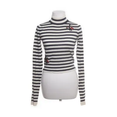 Turtleneck (Hvid, Blå) fra Zara Knit